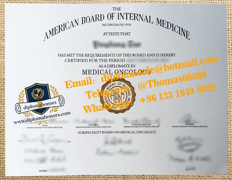 ABIM certificate