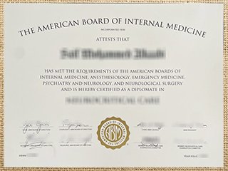ABIM certificate