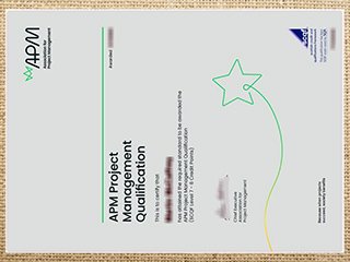 APM PMQ certificate