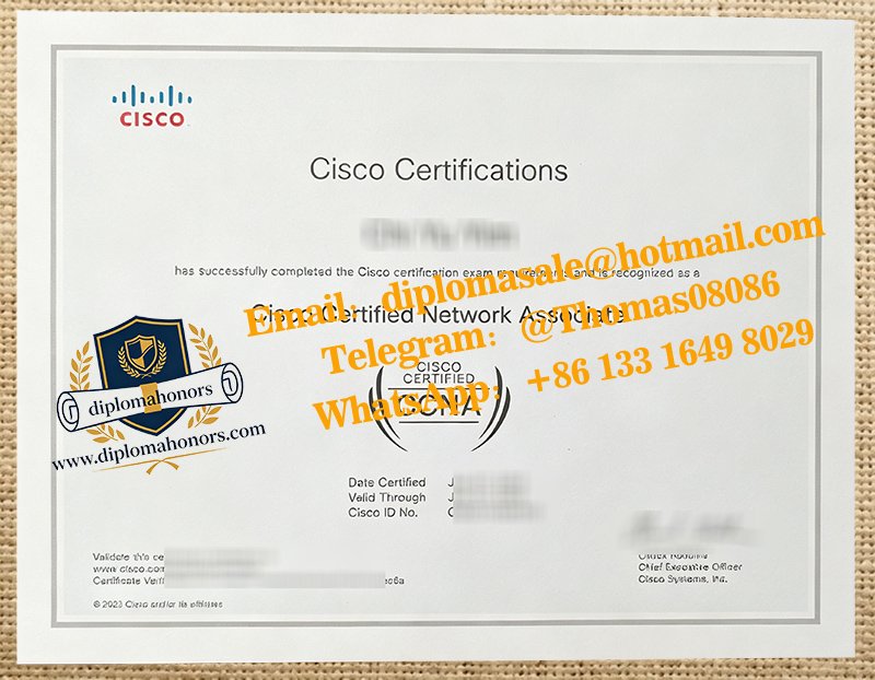 CCNA certificate