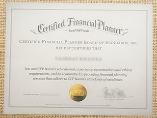 CFP certification