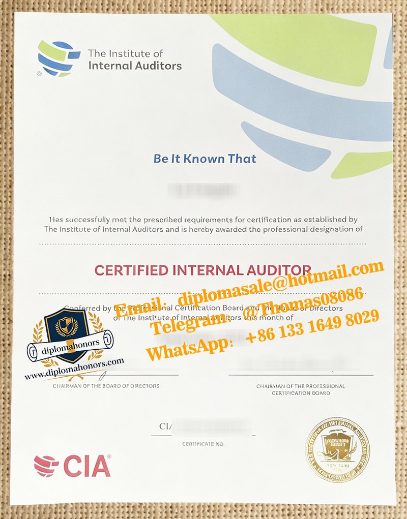 CIA certificate