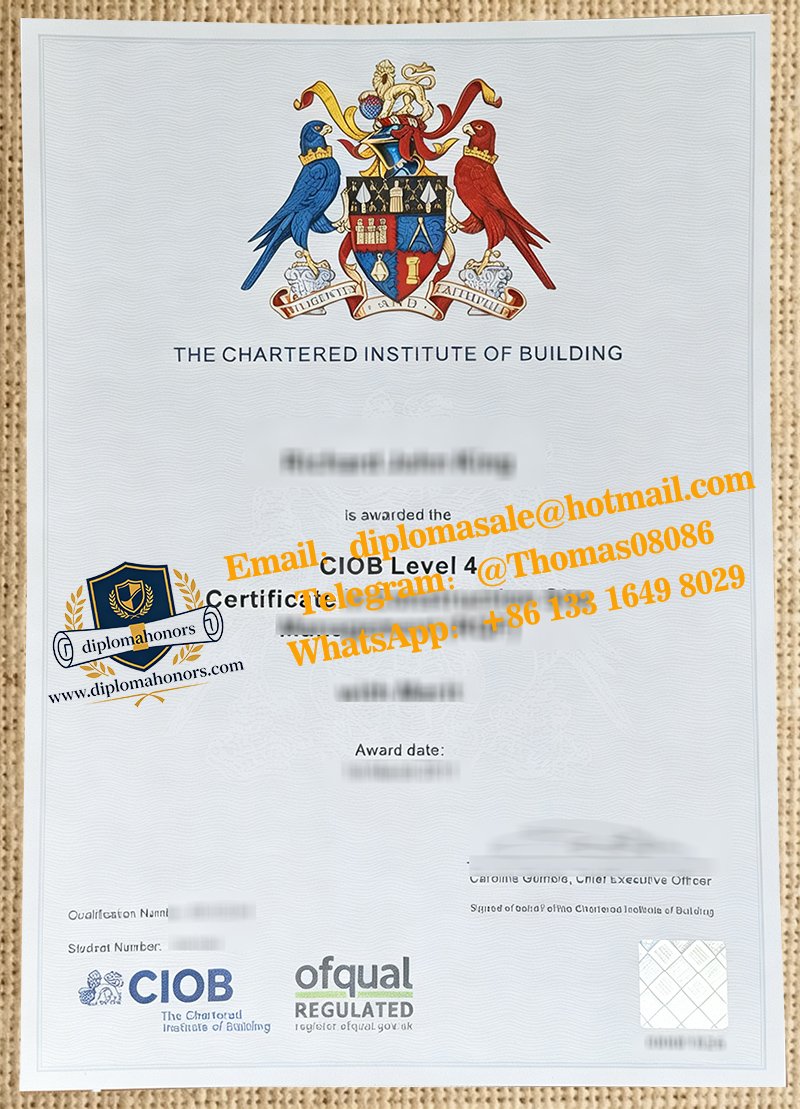 CIOB Level 4 Certificate