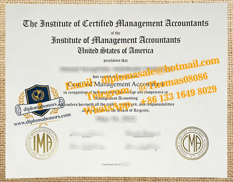 CMA certificate