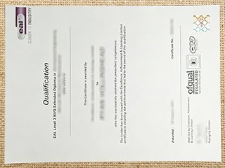EAL Level 3 NVQ Diploma