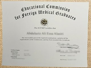 ECFMG certification