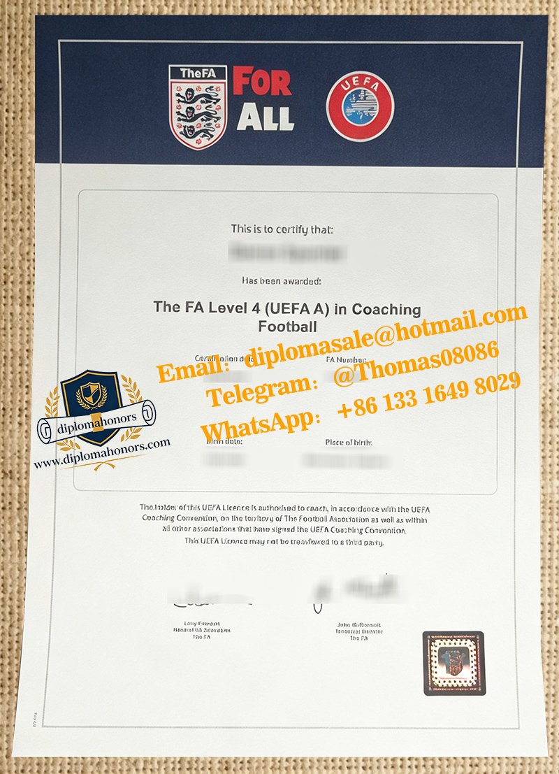 FA Level 4 (UEFA A) Licence