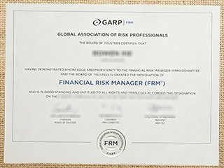 FRM certification