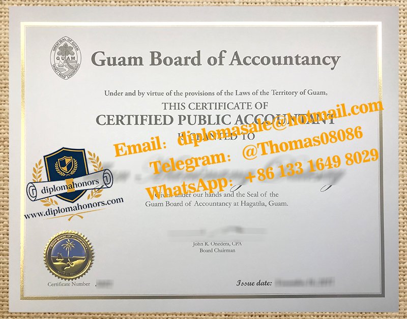 Guam CPA certificate
