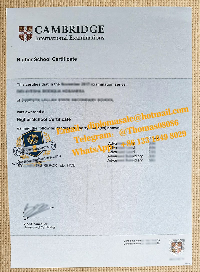 Higher School certificate