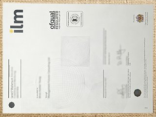 ILM level 7 certificate