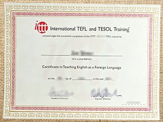 ITTT TEFL certificate