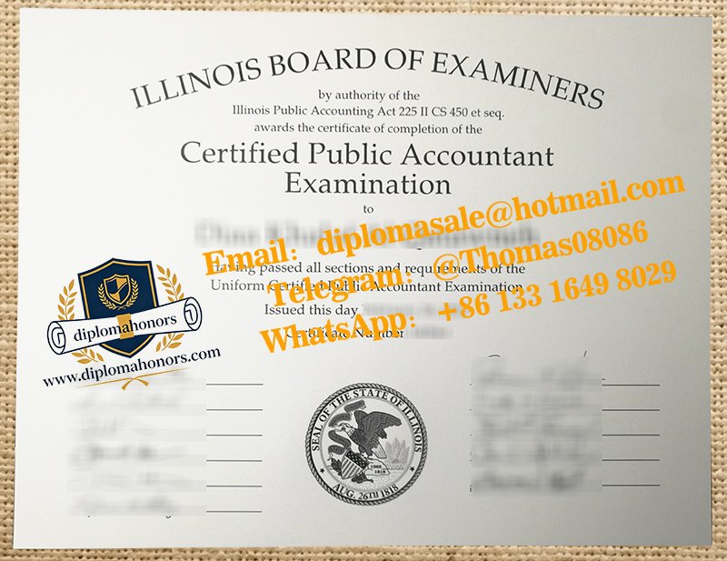 Illinois CPA certificate