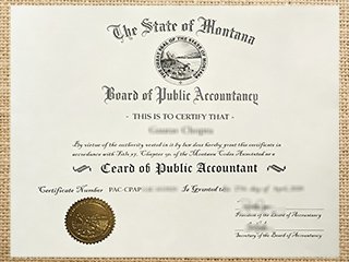 Montana CPA certification
