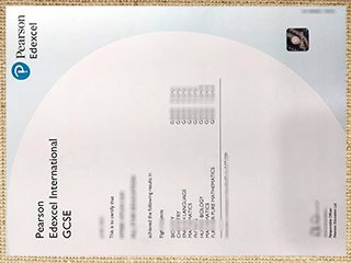 Edexcel International GCSE certificate