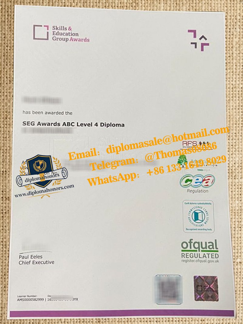 SEG Level 4 diploma