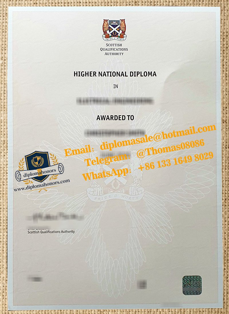 SQA Higher National Diploma