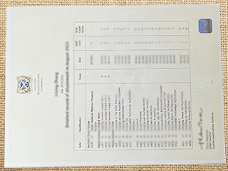 SQA official transcript