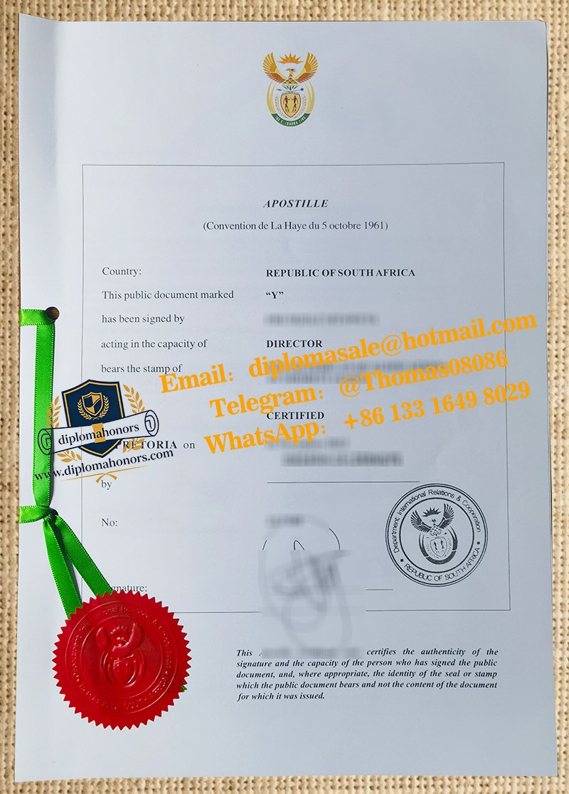South Africa Apostille
