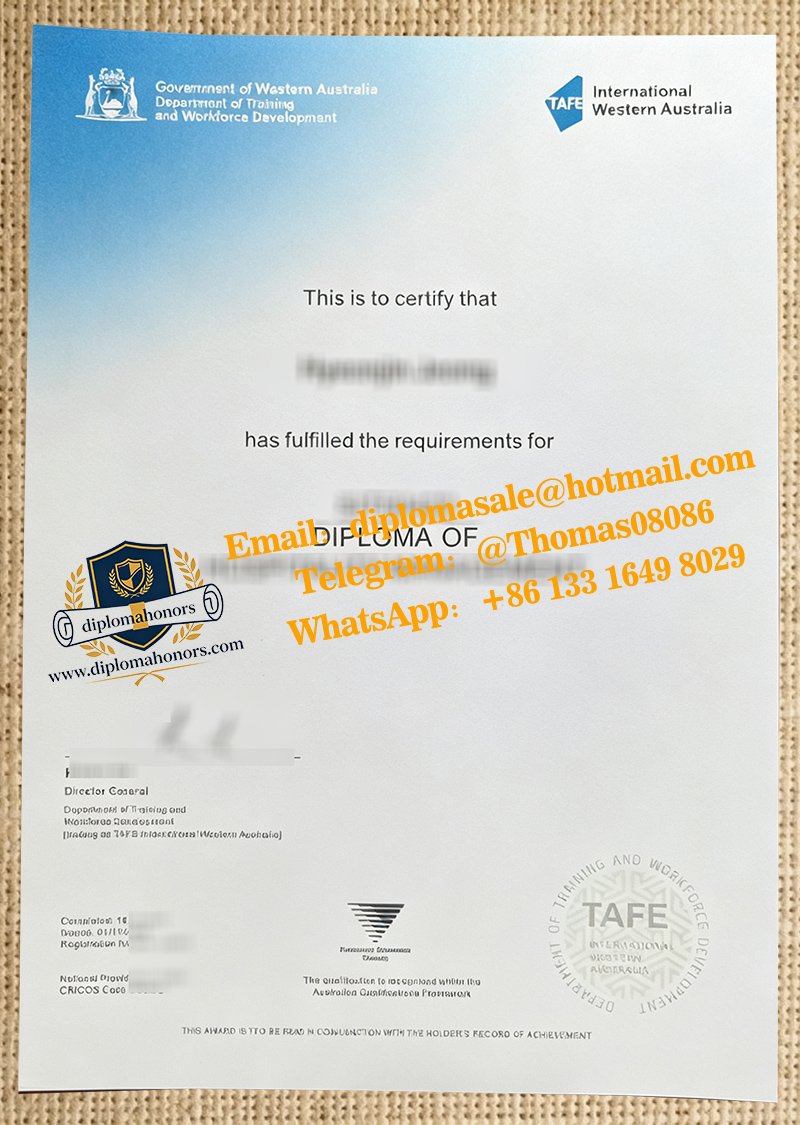 TAFE International Western Australia diploma