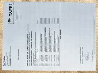 TAFE NSW official transcript