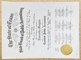 Texas CPA certification
