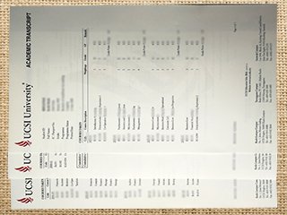 UCSI University official transcript