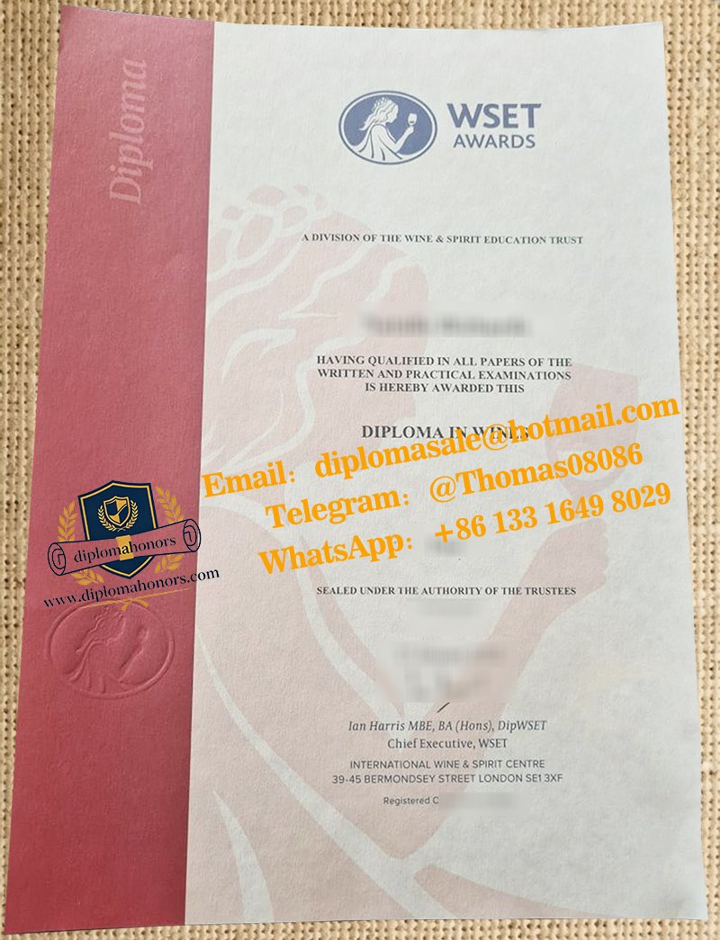 WSET diploma