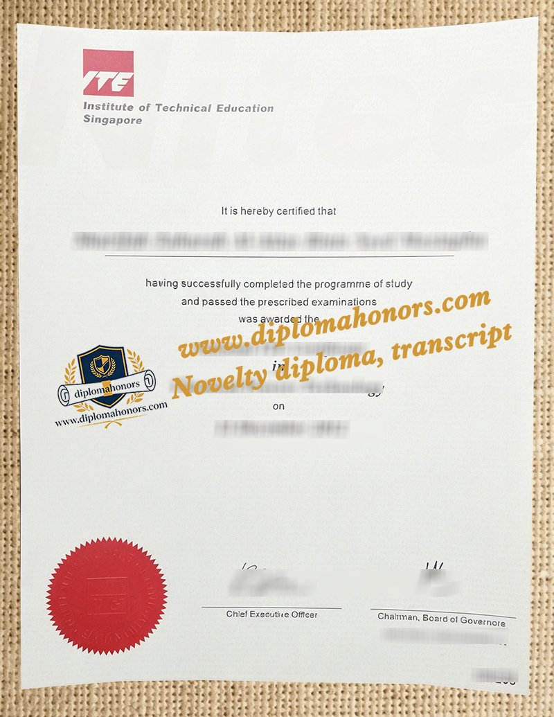Institute of Technical Education certificate