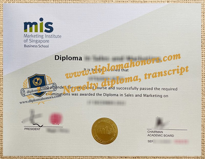 Marketing Institute of Singapore diploma