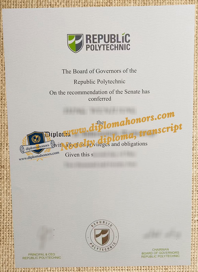 Republic Polytechnic diploma