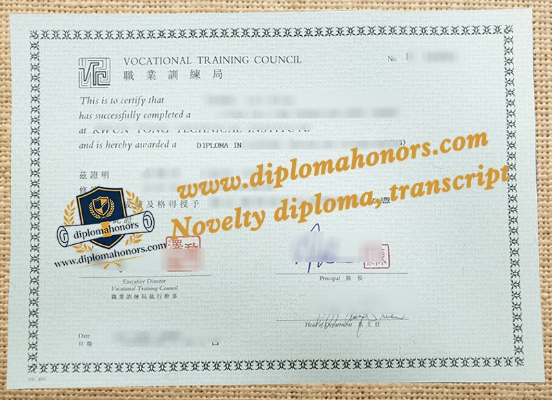 Vocational Training Council diploma